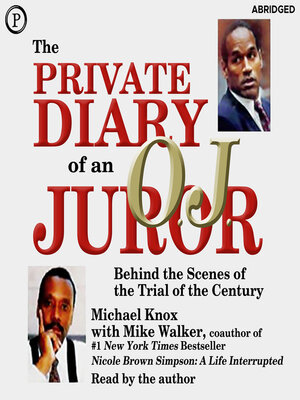 cover image of The Private Diary of an O.J. Juror